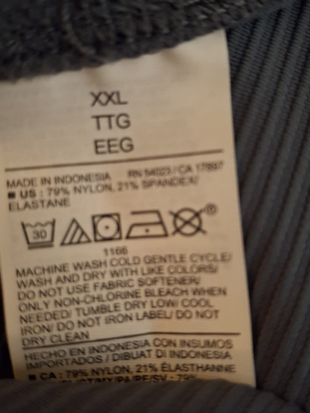 Old Navy Active Women's Charcoal High-Rise PowerSoft Leggings - Picture 7 of 9